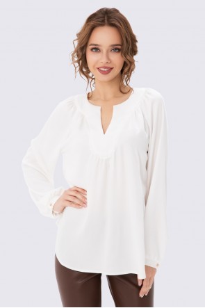 Блузка белая в стиле бохо